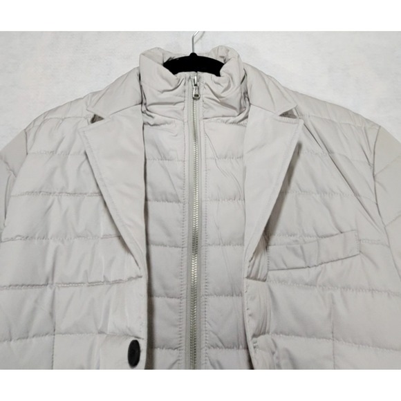 Robert‎ Graham Coat Mens M NEW Devonshire Grey Quilted Dress Single Breasted - Picture 6 of 12